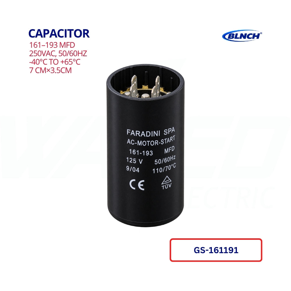 Capacitor - 161-193UF - BLNCH