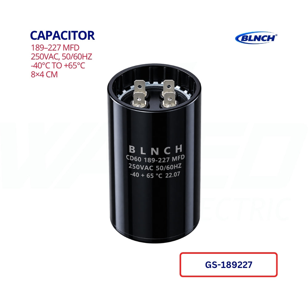 Capacitor - 189-227UF - BLNCH
