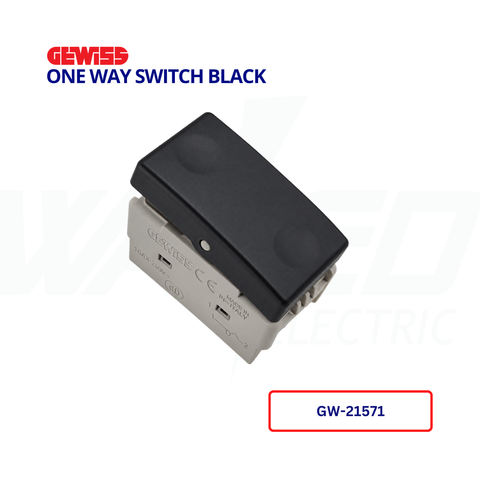 one Way Switch black