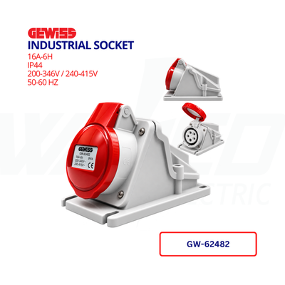 Industrial Socket - 16A - Gewiss