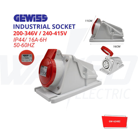 Industrial Socket - 16A - Gewiss