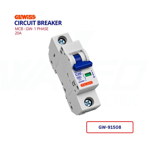 MCB - GW- 1 Phase - 20A
