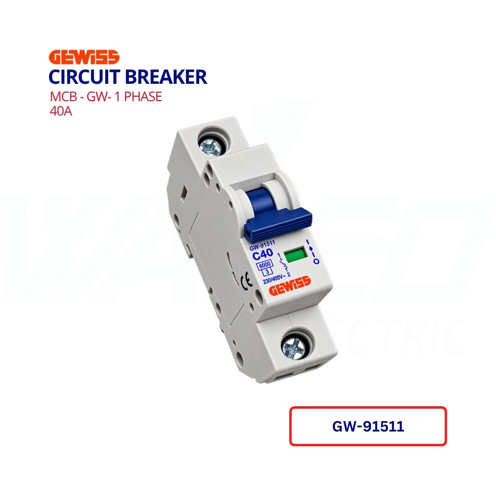 MCB - GW- 1 Phase - 40A