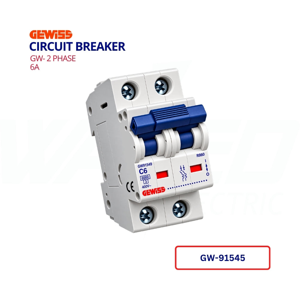 MCB - GW- 2 Phase - 6A