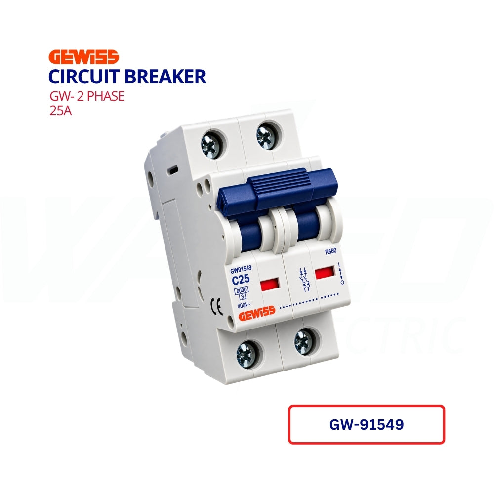 MCB - GW- 2 Phase - 25A
