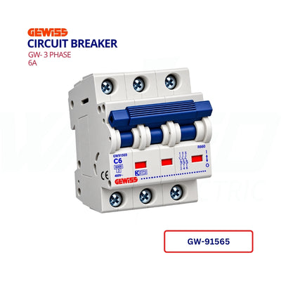MCB - GW- 3 Phase - 6A