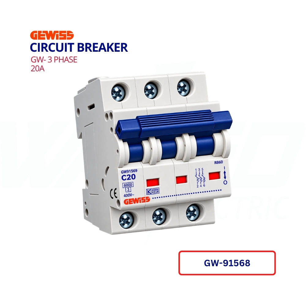 MCB - GW- 3 Phase - 20A