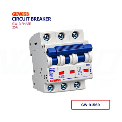 MCB - GW- 3 Phase - 25A