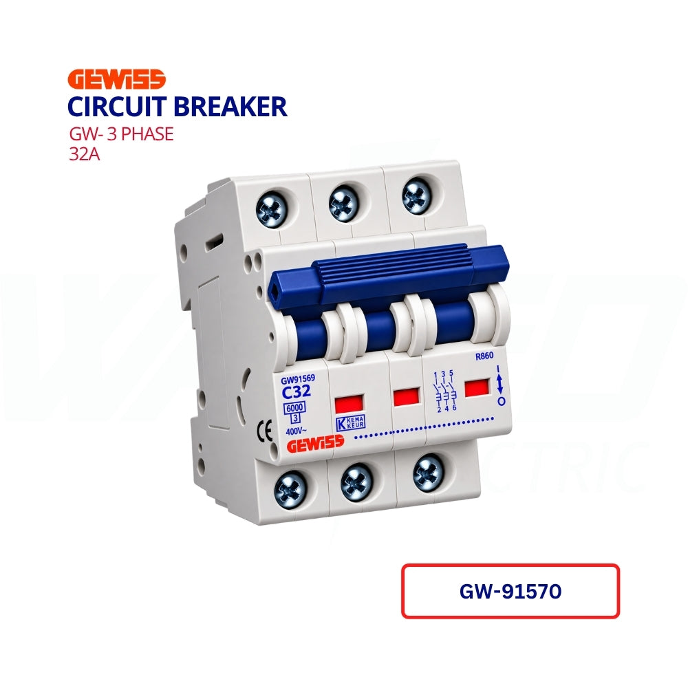 MCB - GW- 3 Phase - 32A