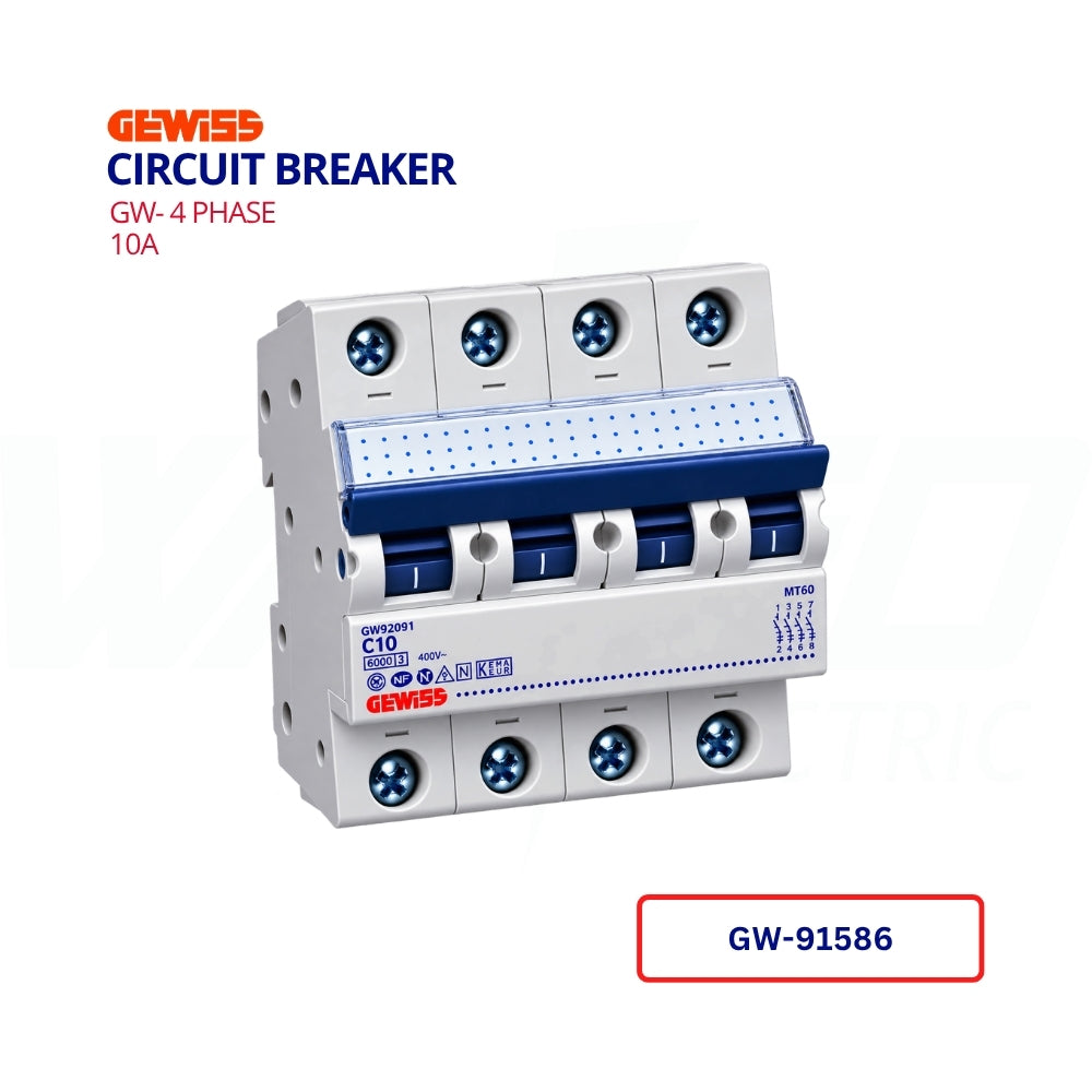 MCB - GW- 4 PHASE - 10A