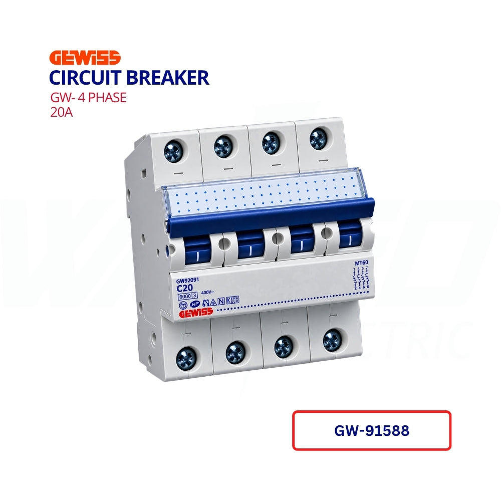 MCB - GW- 4 PHASE - 20A