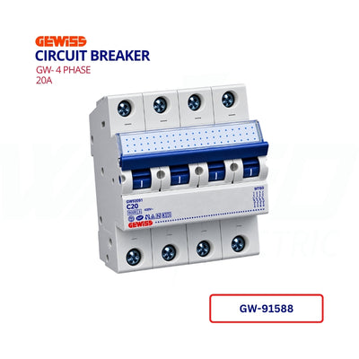 MCB - GW- 4 PHASE - 20A