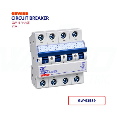 MCB - GW- 4 PHASE - 25A