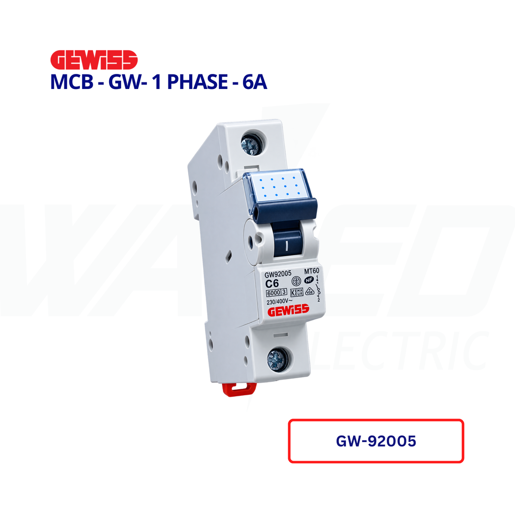 MCB - GW- 1 PHASE - 6A