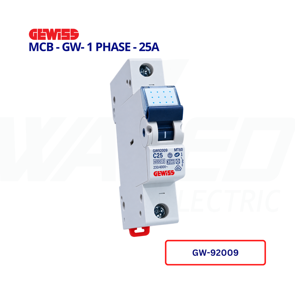 MCB - GW- 1 PHASE - 25A