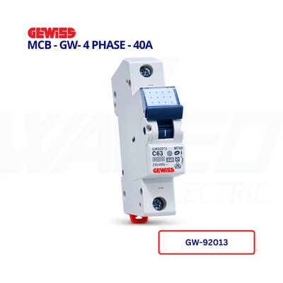 MCB - GW- 1 PHASE - 63A