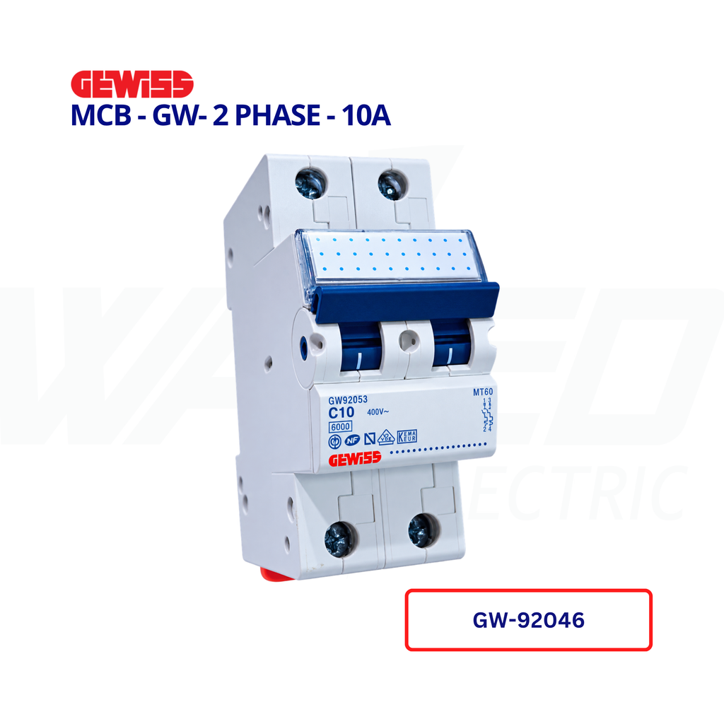 MCB - GW- 2 PHASE - 10A