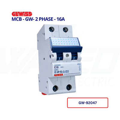 MCB - GW- 2 PHASE - 16A