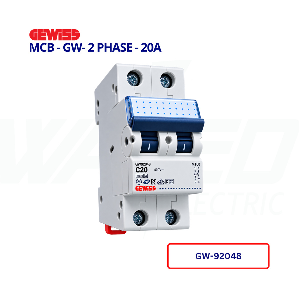 MCB - GW- 2 PHASE - 20A