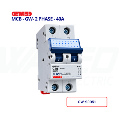 MCB - GW- 2 PHASE - 40A
