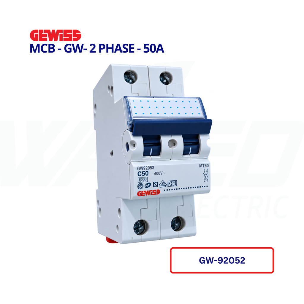 MCB - GW- 2 PHASE - 50A