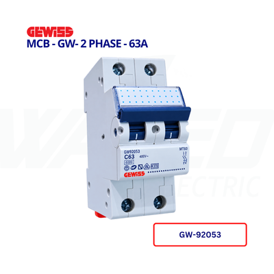 MCB - GW- 2 PHASE - 63A