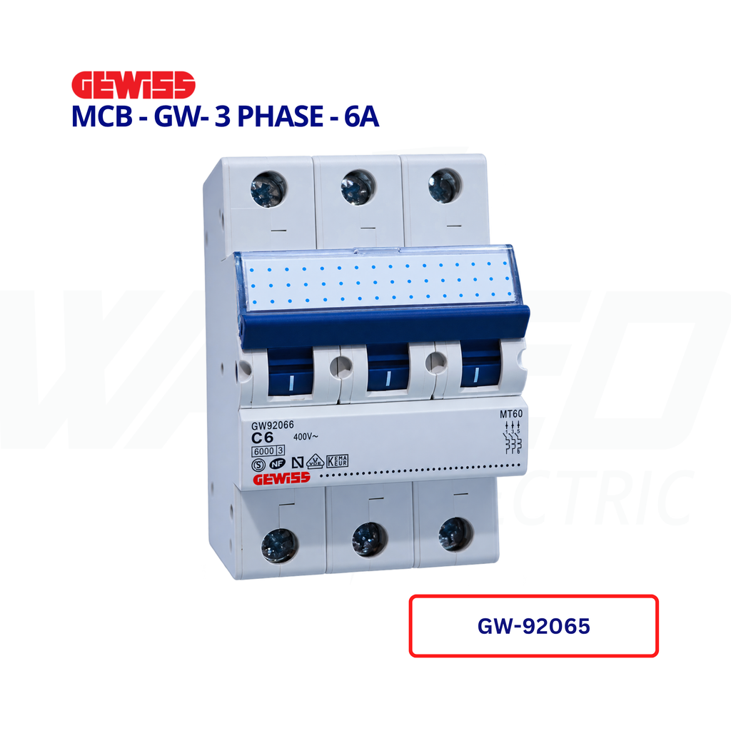 MCB - GW- 3 PHASE - 6A