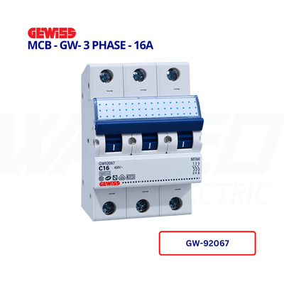 MCB - GW- 3 PHASE - 16A