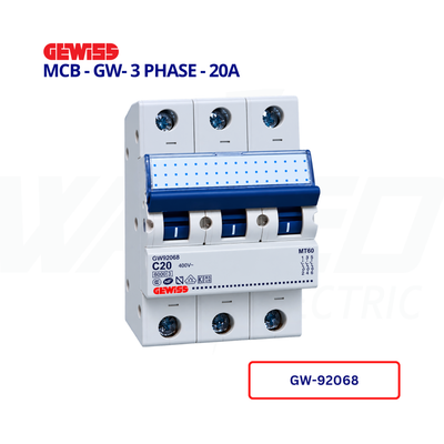 MCB - GW- 3 PHASE - 20A