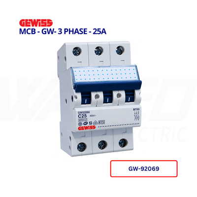MCB - GW- 3 PHASE - 25A