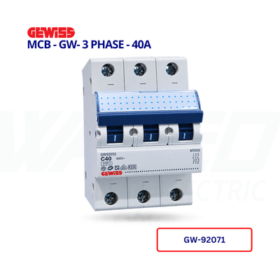 MCB - GW- 3 PHASE -  40A