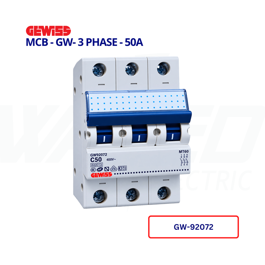 MCB - GW- 3 PHASE - 50A