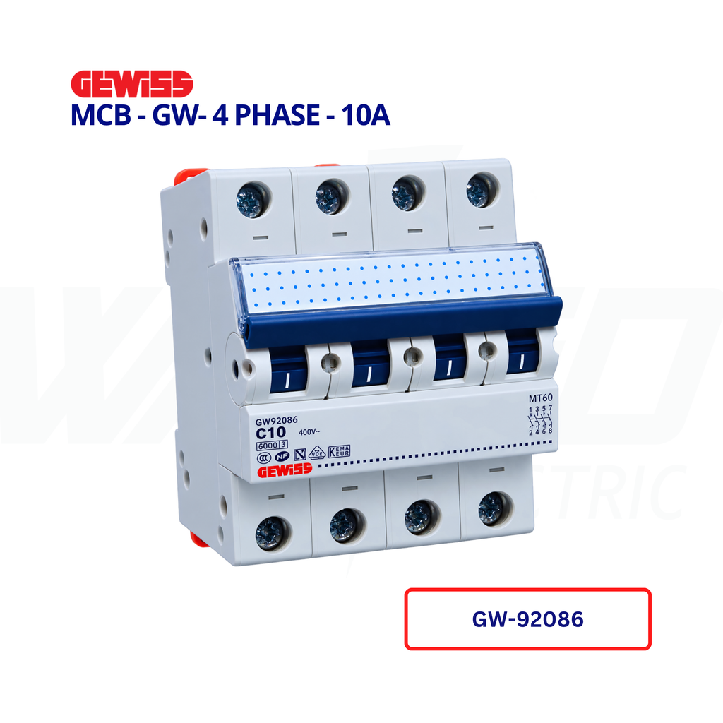 MCB - GW- 4 PHASE - 10A