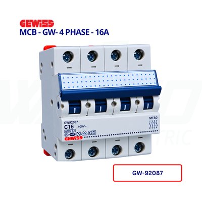 MCB - GW- 4 PHASE - 16A