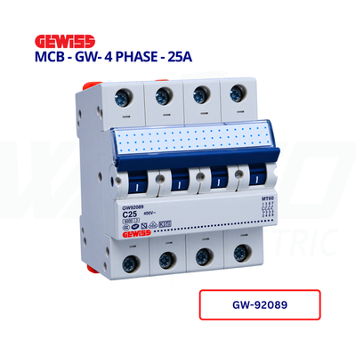MCB - GW- 4 PHASE - 25A