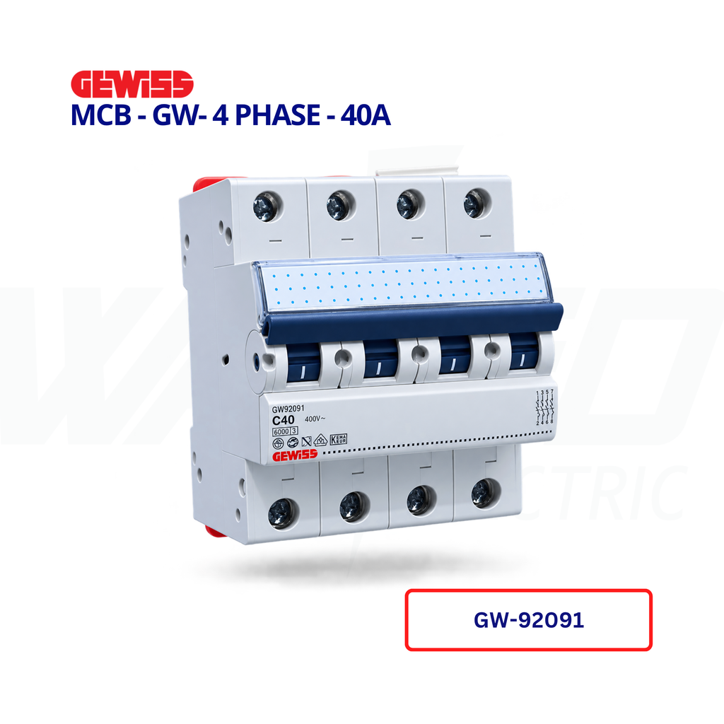 MCB - GW- 4 PHASE - 40A