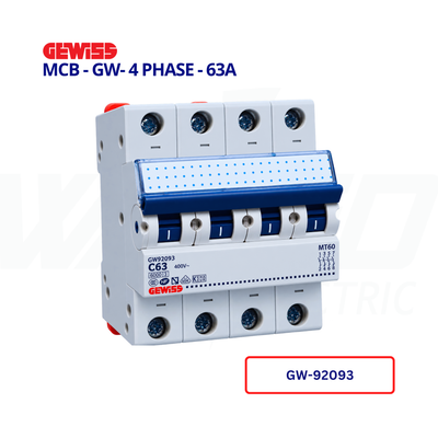 MCB - GW- 4 PHASE - 63A