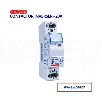 CONTACTOR INVERSER - 20A - GEWISS