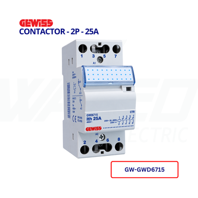 CONTACTOR - 2P - 25A  - GEWISS