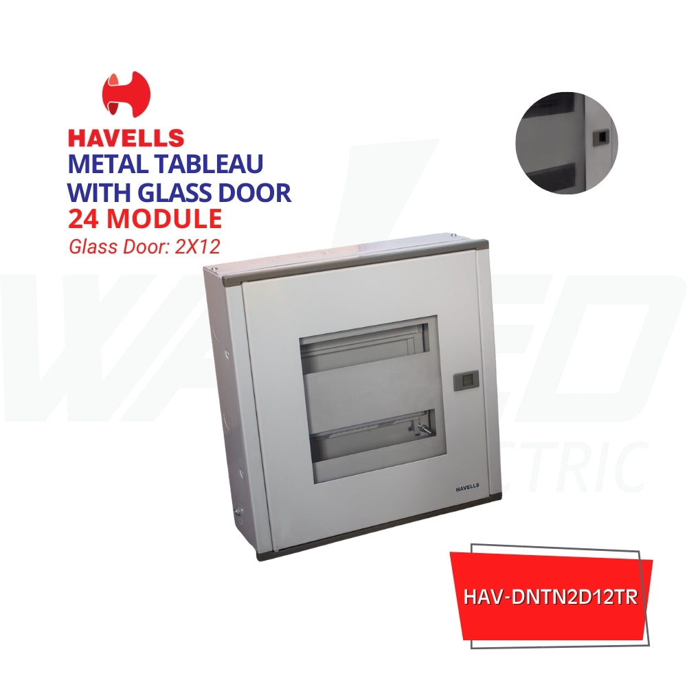 Metal Box - 24mod - Slim -  HAVELLS