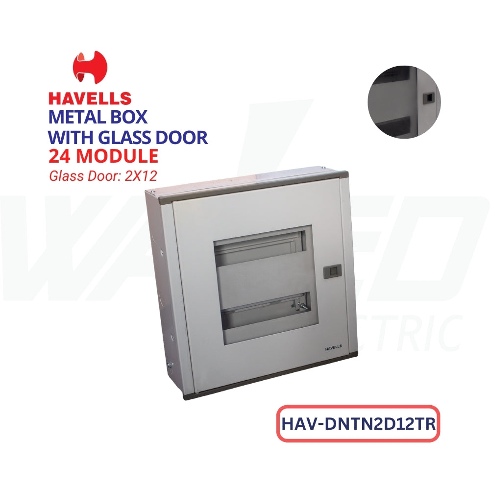 Metal Box - 24mod - Slim -  HAVELLS