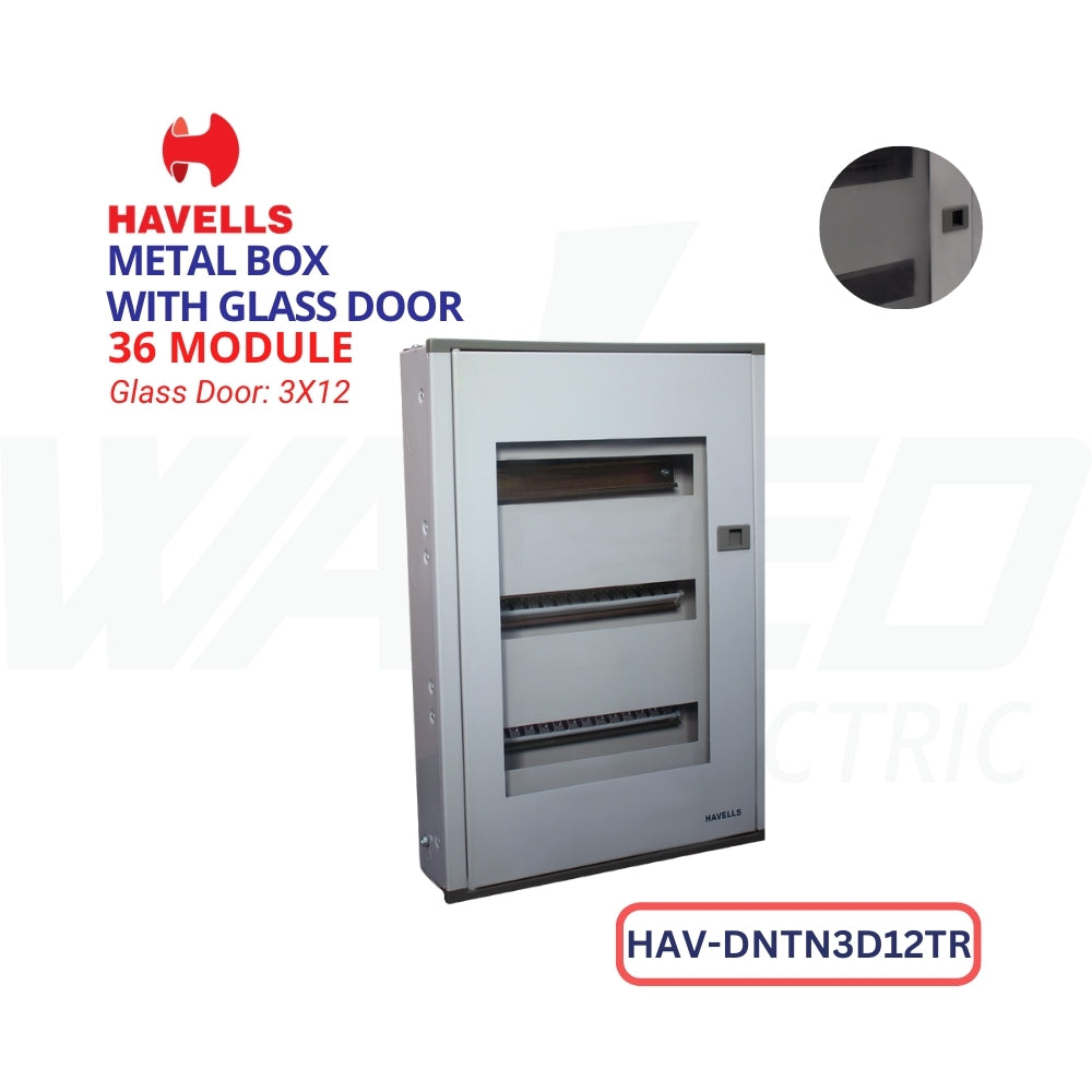 Metal Box - 36mod - Slim - HAVELLS