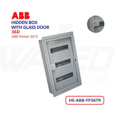 Metal Box - 36mod - Slim - ABB