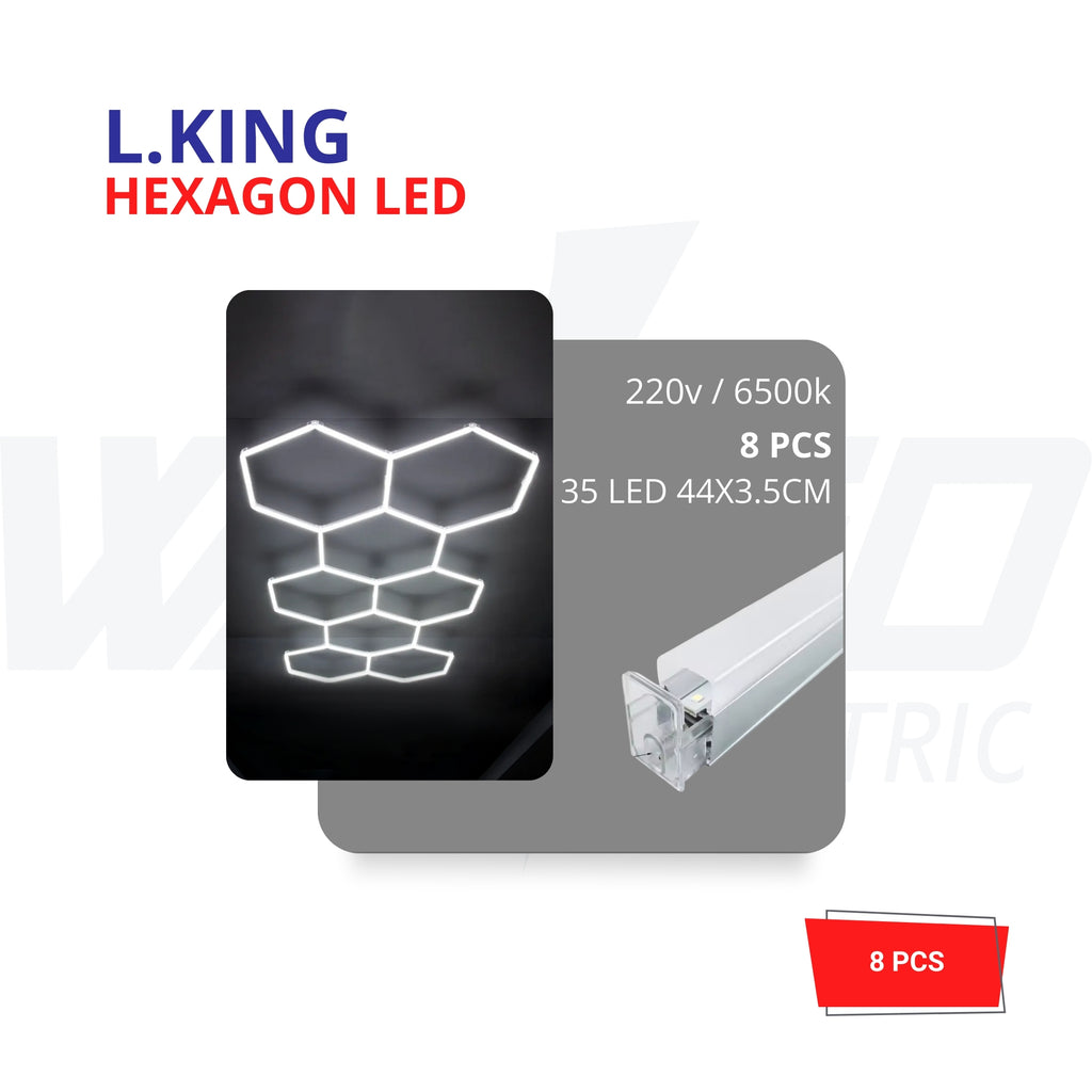 Hexagon Led - 8 pieces