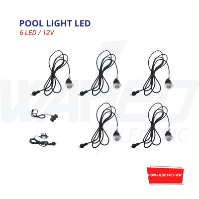 Pool Light - Slim- 5 Pieces