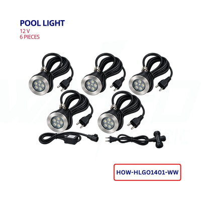Pool Light - Slim- 5 Pieces