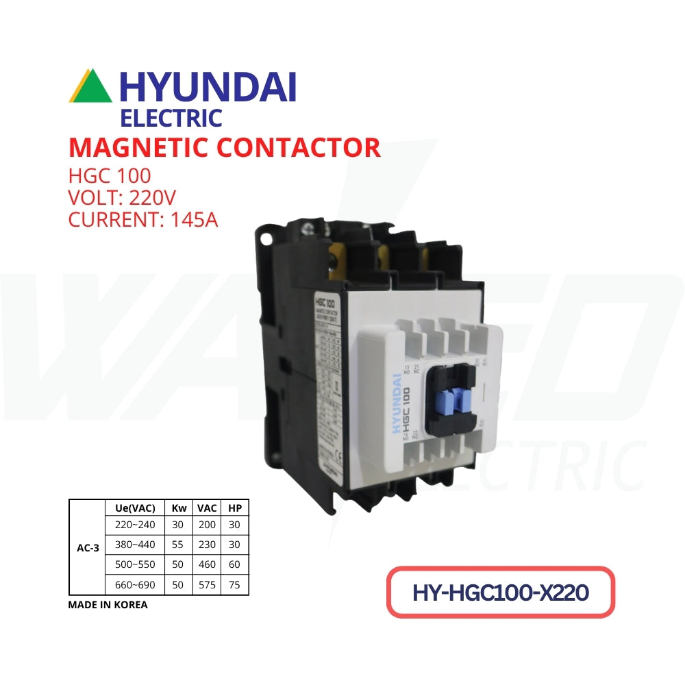 Magnetic Contactor - 145A - HGC100