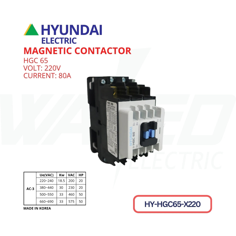 Magnetic Contactor - 80A- HGC65