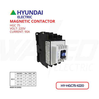 Magnetic Contactor - 90A - HGC75