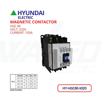 Magnetic Contactor - 105A - HGC85